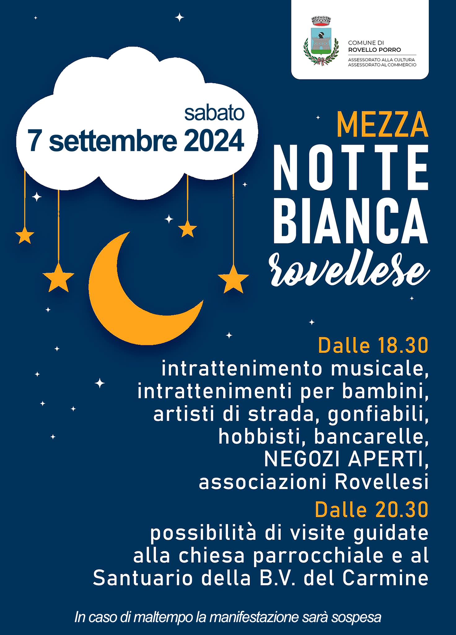 volantino bande in piazza 16 giugno 2024